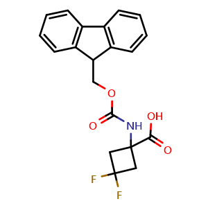 1-(9H-fluoren-9-ylmethoxycarbonylamino)-3,3-difluoro-cyclobutanecarboxylic acid