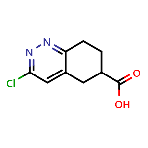 3-chloro-5,6,7,8-tetrahydrocinnoline-6-carboxylic acid