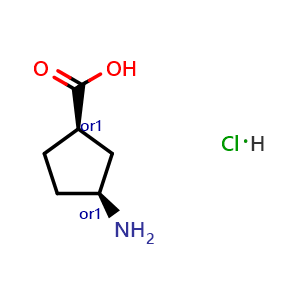 cis-3-aminocyclopentane-1-carboxylic acid hydrochloride