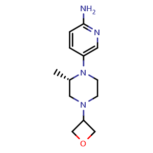 5-[(2S)-2-methyl-4-(oxetan-3-yl)piperazin-1-yl]pyridin-2-amine