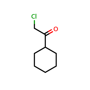Chemical structure of 2-chloro-1-cyclohexylethan-1-one , CAS 1892-09-7, AChemBlock S77803