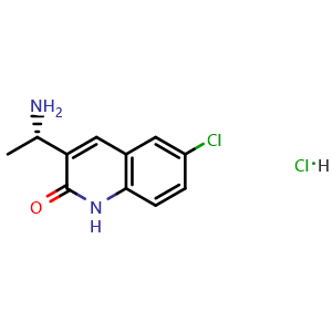 3-[(1S)-1-aminoethyl]-6-chloro-1H-quinolin-2-one hydrochloride