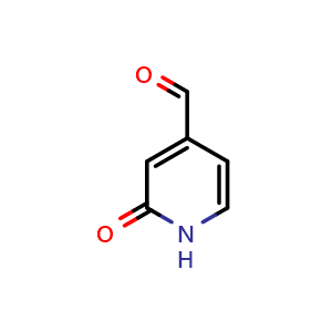 Chemical structure of 2-oxo-1,2-dihydropyridine-4-carbaldehyde , CAS 188554-13-4, AChemBlock S77829