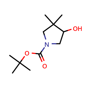 tert-butyl 4-hydroxy-3,3-dimethyl-pyrrolidine-1-carboxylate