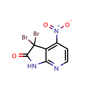 3,3-dibromo-4-nitro-1H-pyrrolo[2,3-b]pyridin-2-one