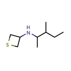 N-(3-methylpentan-2-yl)thietan-3-amine