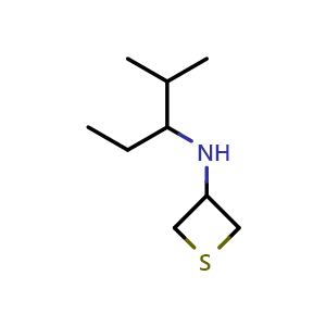 N-(2-methylpentan-3-yl)thietan-3-amine