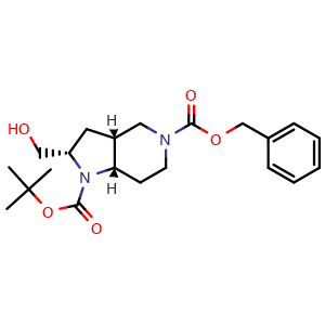 5-benzyl 1-tert-butyl (2S,3aR,7aS)-2-(hydroxymethyl)-octahydro-1H-pyrrolo[3,2-c]pyridine-1,5-dicarboxylate
