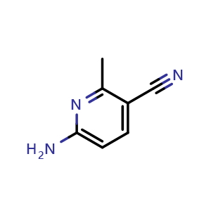 Chemical structure of 6-amino-2-methylpyridine-3-carbonitrile , CAS 183428-90-2, AChemBlock S78013