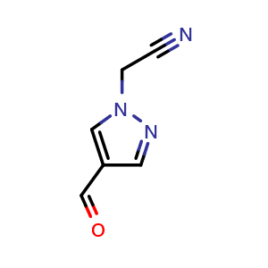 2-(4-formyl-1H-pyrazol-1-yl)acetonitrile
