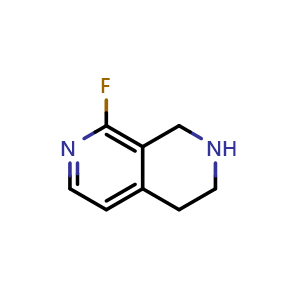 8-fluoro-1,2,3,4-tetrahydro-2,7-naphthyridine