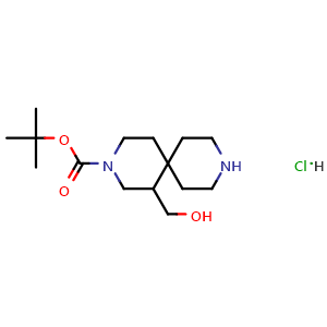 tert-butyl 1-(hydroxymethyl)-3,9-diazaspiro[5.5]undecane-3-carboxylate hydrochloride