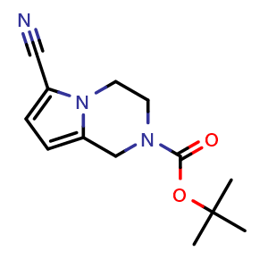 tert-butyl 6-cyano-1H,2H,3H,4H-pyrrolo[1,2-a]pyrazine-2-carboxylate