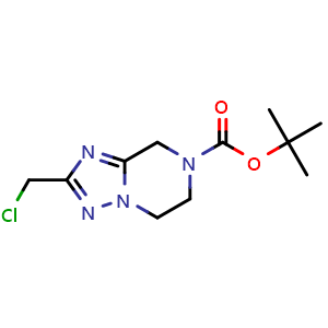tert-butyl 2-(chloromethyl)-6,8-dihydro-5H-[1,2,4]triazolo[1,5-a]pyrazine-7-carboxylate