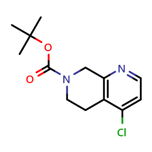 tert-butyl 4-chloro-6,8-dihydro-5H-1,7-naphthyridine-7-carboxylate