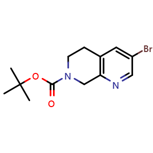 tert-butyl 3-bromo-6,8-dihydro-5H-1,7-naphthyridine-7-carboxylate