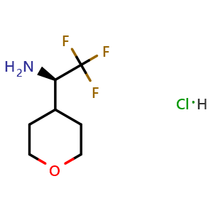 (1R)-2,2,2-trifluoro-1-(oxan-4-yl)ethan-1-amine hydrochloride