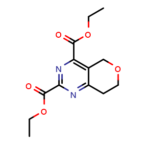 2,4-diethyl 5H,7H,8H-pyrano[4,3-d]pyrimidine-2,4-dicarboxylate