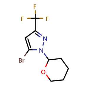 5-bromo-1-(oxan-2-yl)-3-(trifluoromethyl)-1H-pyrazole