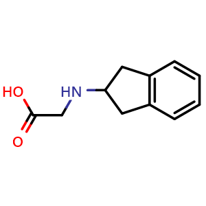 Chemical structure of D-2-Indanylglycine , CAS 181227-46-3, AChemBlock S78170