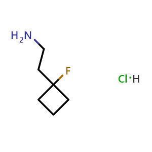 2-(1-fluorocyclobutyl)ethanamine;hydrochloride