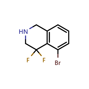 5-bromo-4,4-difluoro-2,3-dihydro-1H-isoquinoline