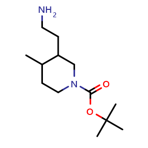tert-butyl 3-(2-aminoethyl)-4-methylpiperidine-1-carboxylate