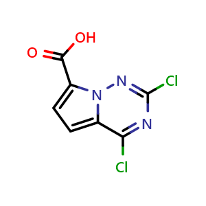 2,4-dichloropyrrolo[2,1-f][1,2,4]triazine-7-carboxylic acid