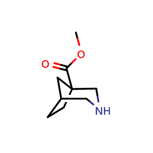 Chemical structure of methyl 3-azabicyclo[3.2.1]octane-1-carboxylate , CAS 1782362-88-2, AChemBlock S78398
