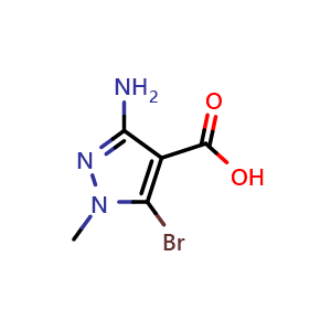 3-amino-5-bromo-1-methyl-1H-pyrazole-4-carboxylic acid