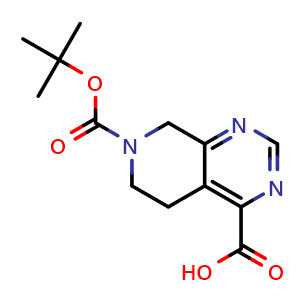 7-[(tert-butoxy)carbonyl]-5H,6H,7H,8H-pyrido[3,4-d]pyrimidine-4-carboxylic acid
