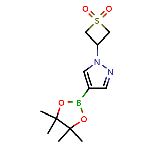 3-(4-(4,4,5,5-tetramethyl-1,3,2-dioxaborolan-2-yl)-1H-pyrazol-1-yl)thietane 1,1-dioxide