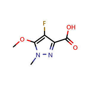4-fluoro-5-methoxy-1-methyl-1H-pyrazole-3-carboxylic acid