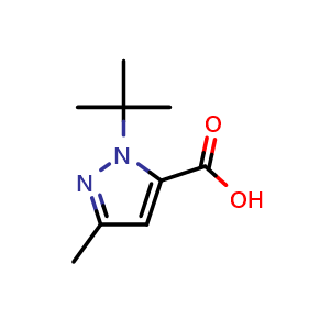 1-tert-butyl-3-methyl-1H-pyrazole-5-carboxylic acid