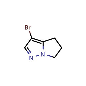 3-bromo-4H,5H,6H-pyrrolo[1,2-b]pyrazole