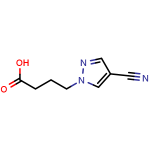4-(4-cyano-1H-pyrazol-1-yl)butanoic acid