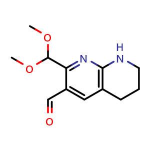 2-(dimethoxymethyl)-5,6,7,8-tetrahydro-1,8-naphthyridine-3-carbaldehyde