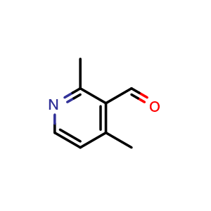 Chemical structure of 2,4-dimethylpyridine-3-carbaldehyde , CAS 168072-32-0, AChemBlock S78737