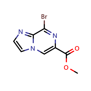 methyl 8-bromoimidazo[1,2-a]pyrazine-6-carboxylate
