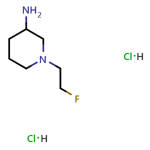 1-(2-fluoroethyl)piperidin-3-amine dihydrochloride
