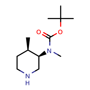 tert-butyl N-methyl-N-[(3R,4R)-4-methylpiperidin-3-yl]carbamate