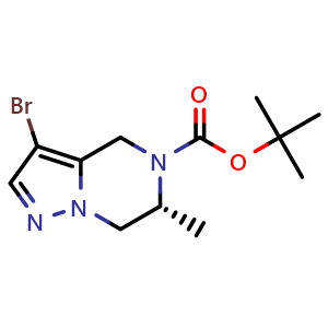 tert-butyl (6R)-3-bromo-6-methyl-4H,5H,6H,7H-pyrazolo[1,5-a]pyrazine-5-carboxylate