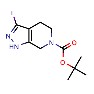 tert-butyl 3-iodo-1H,4H,5H,6H,7H-pyrazolo[3,4-c]pyridine-6-carboxylate