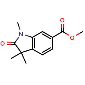 methyl 1,3,3-trimethyl-2-oxo-2,3-dihydro-1H-indole-6-carboxylate