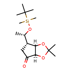 (3aR,6S,6aR)-6-[(1S)-1-[(tert-butyldimethylsilyl)oxy]ethyl]-2,2-dimethyl-hexahydrocyclopenta[d][1,3]dioxol-4-one