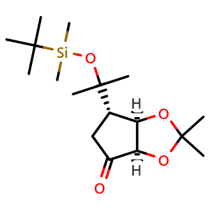 (3aR,6S,6aR)-6-{2-[(tert-butyldimethylsilyl)oxy]propan-2-yl}-2,2-dimethyl-hexahydrocyclopenta[d][1,3]dioxol-4-one