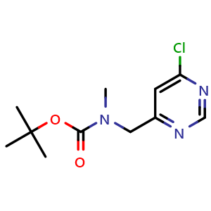 tert-butyl N-[(6-chloropyrimidin-4-yl)methyl]-N-methyl-carbamate