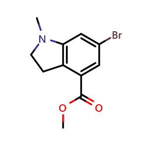 methyl 6-bromo-1-methyl-2,3-dihydro-1H-indole-4-carboxylate
