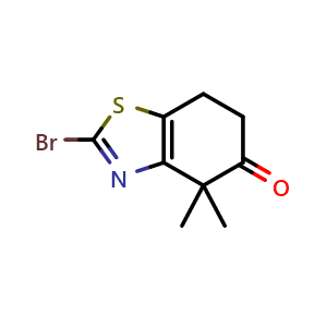 2-bromo-4,4-dimethyl-4,5,6,7-tetrahydro-1,3-benzothiazol-5-one