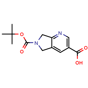 6-[(tert-butoxy)carbonyl]-5H,6H,7H-pyrrolo[3,4-b]pyridine-3-carboxylic acid